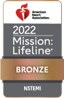 American Heart Association 2022 Mission: Lifeline Bronze NSTEMI