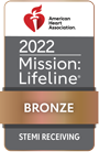 American Heart Association 2022 Mission: Lifeline Bronze STEMI Receiving