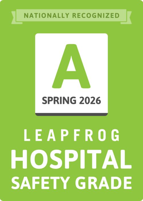 Leapfrog hospital safety grade badge