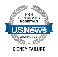 US News High Performing Hospitals Kidney Failure