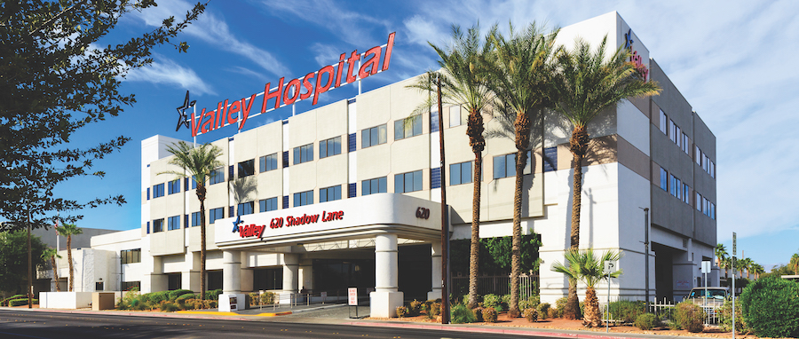 Aerial view of Valley Hospital