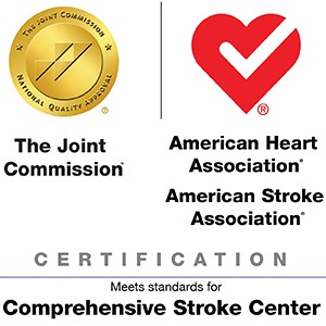 Joint Commission Award for Comprehensive Stroke Center, Valley Hospital Medical Center.
