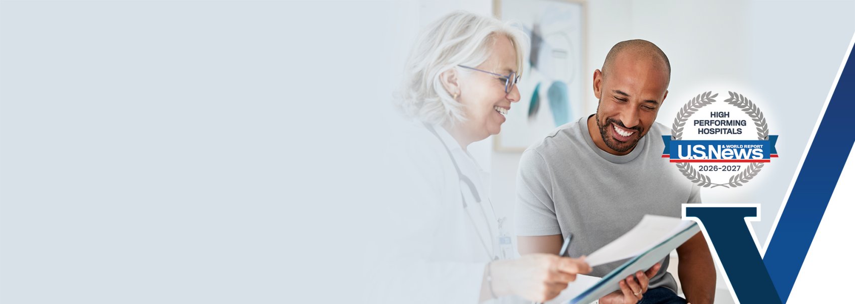 Doctor with patient